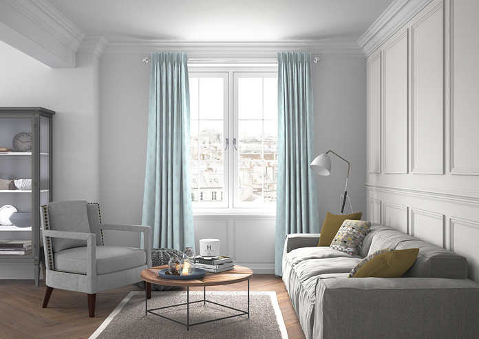 Boudoir, Sky - Made to Measure Curtains - Image 5